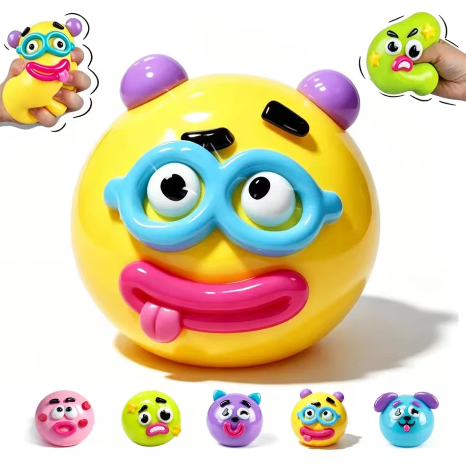 Dog Face Swap Squishy™ – Funny Moldable Stress Relief Toy