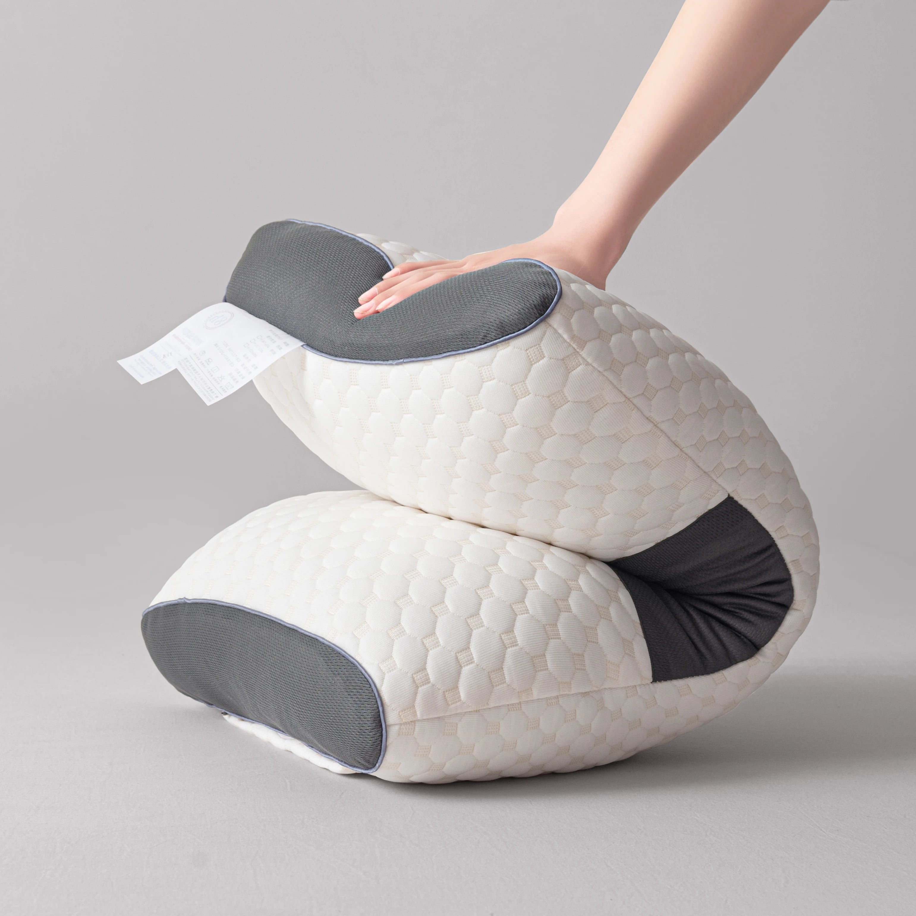 2-Pack Ergonomic Neck Support Pillows – Orthopedic Contour Sleeping Pillows