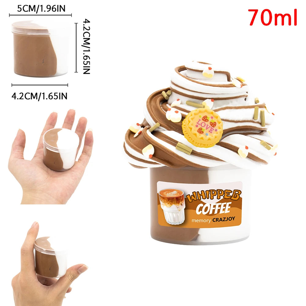 4Pcs Bicolor Butter Slime Kit™ – Scented DIY Sensory Putty