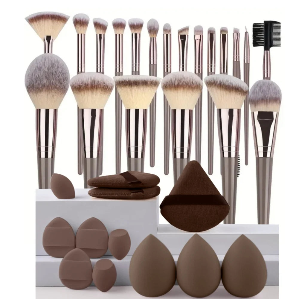 Premium Makeup Brush Set – Soft Fluffy Cosmetic Brushes for Flawless Makeup