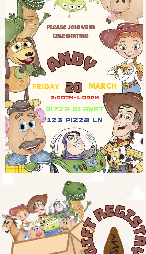 ✨ Custom Invitation Design