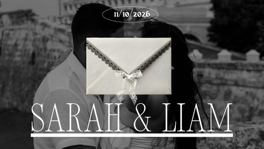 🖤 Black & White Save The Date