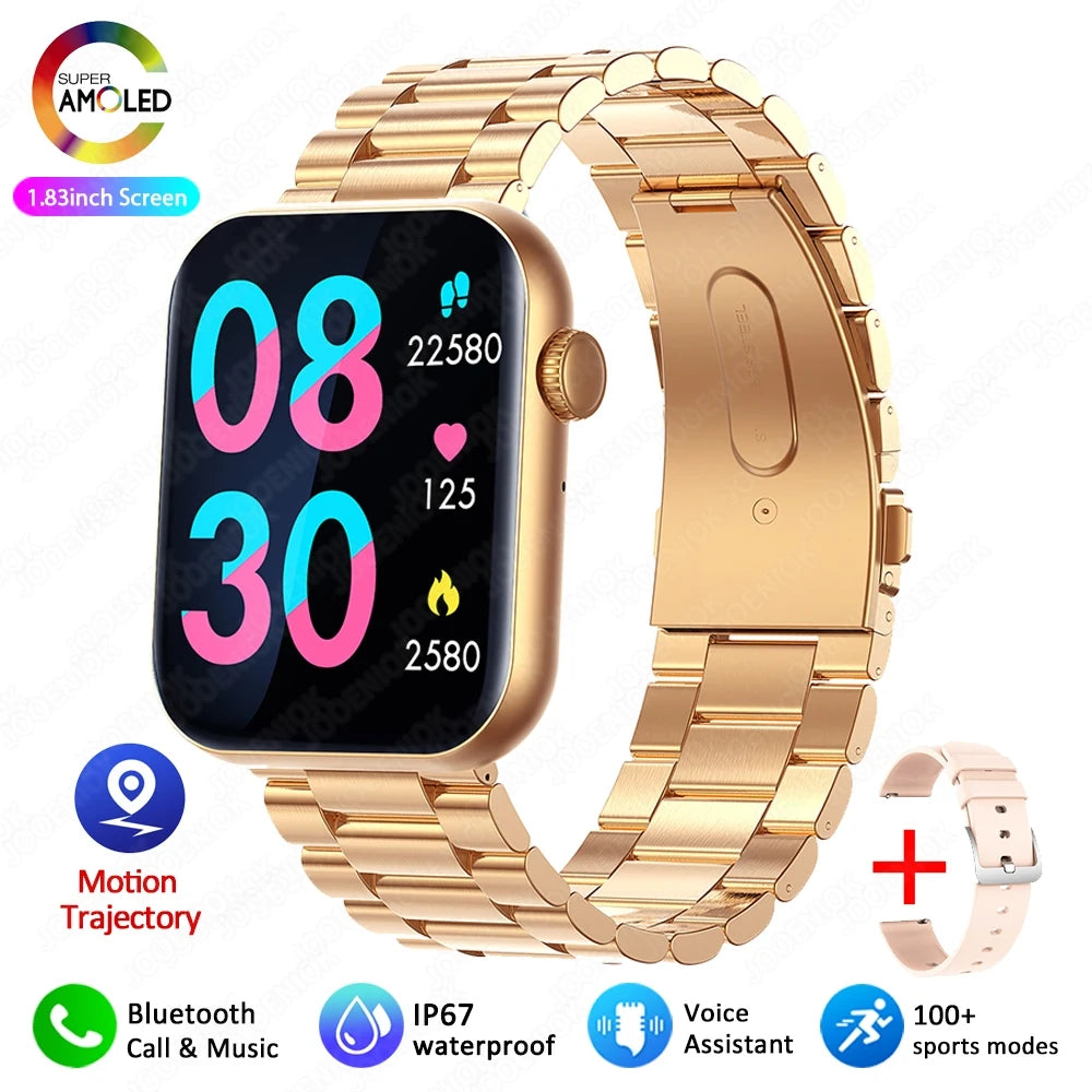Women’s Smart Watch – AMOLED Display, Bluetooth Calling & Full Health Tracking
