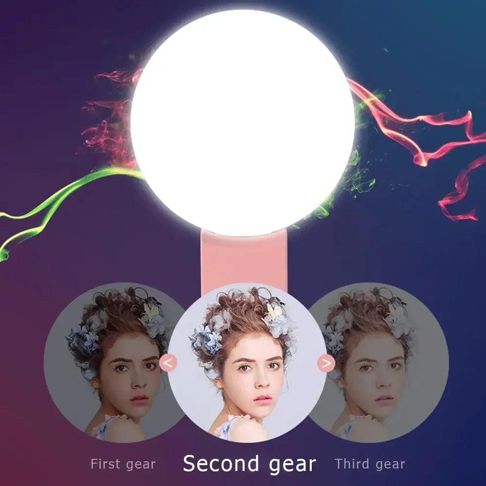 Mini LED Selfie Ring Light – Perfect Lighting Anytime, Anywhere