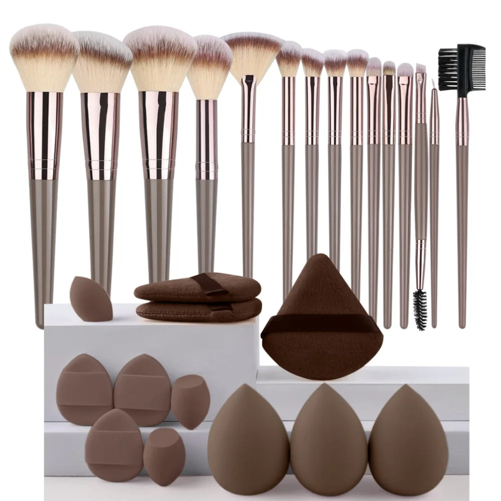 Premium Makeup Brush Set – Soft Fluffy Cosmetic Brushes for Flawless Makeup