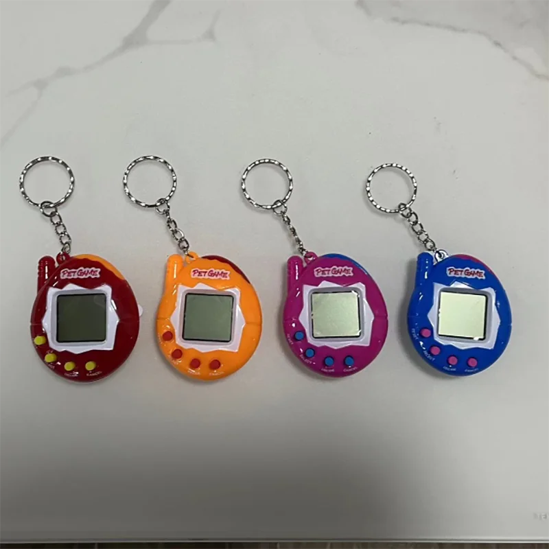 168-in-1 Virtual Electronic Pet Keychain – Nostalgic Retro Pixel Game Toy