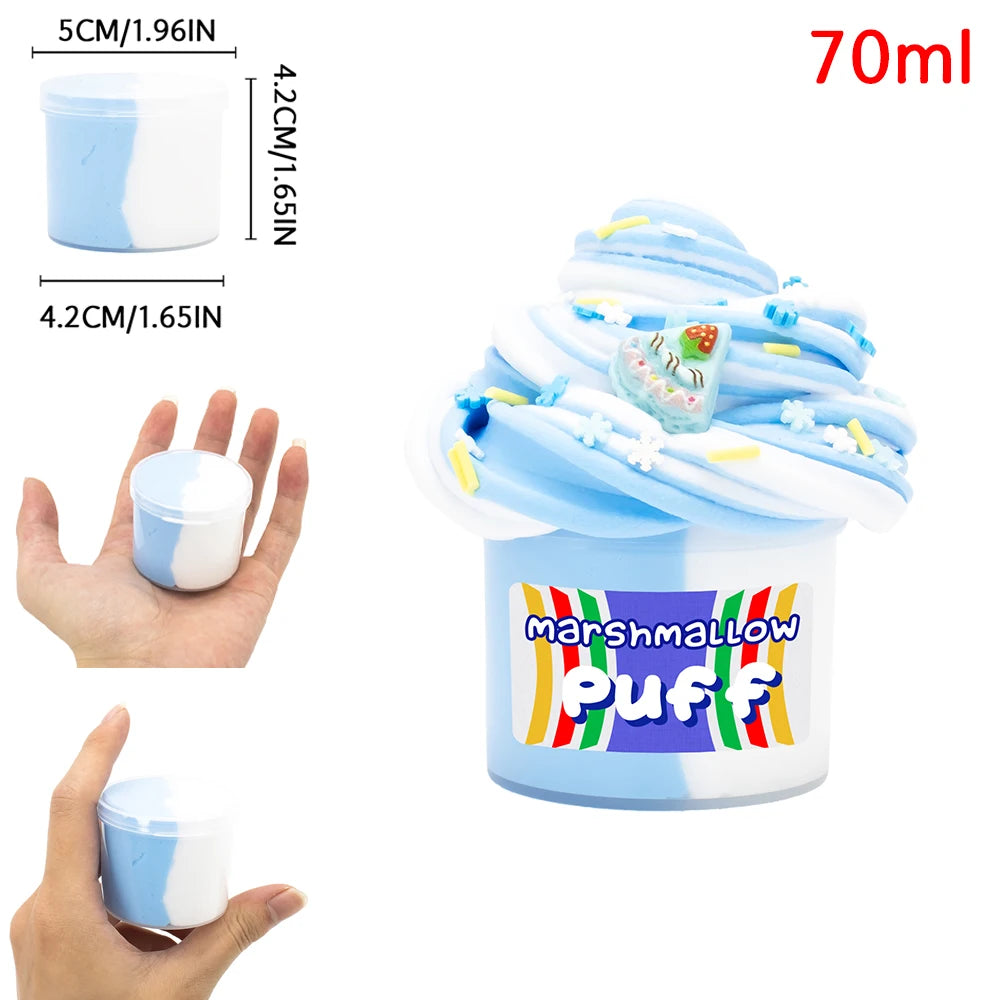 4Pcs Bicolor Butter Slime Kit™ – Scented DIY Sensory Putty