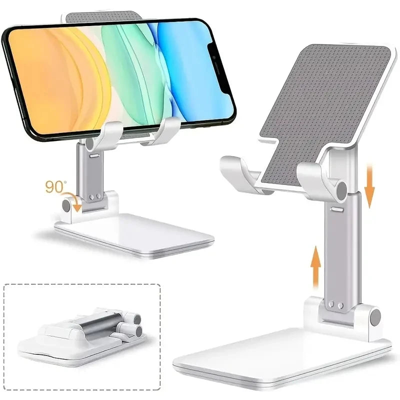 Adjustable Desk Phone & Tablet Stand – Hands-Free Viewing Anywhere