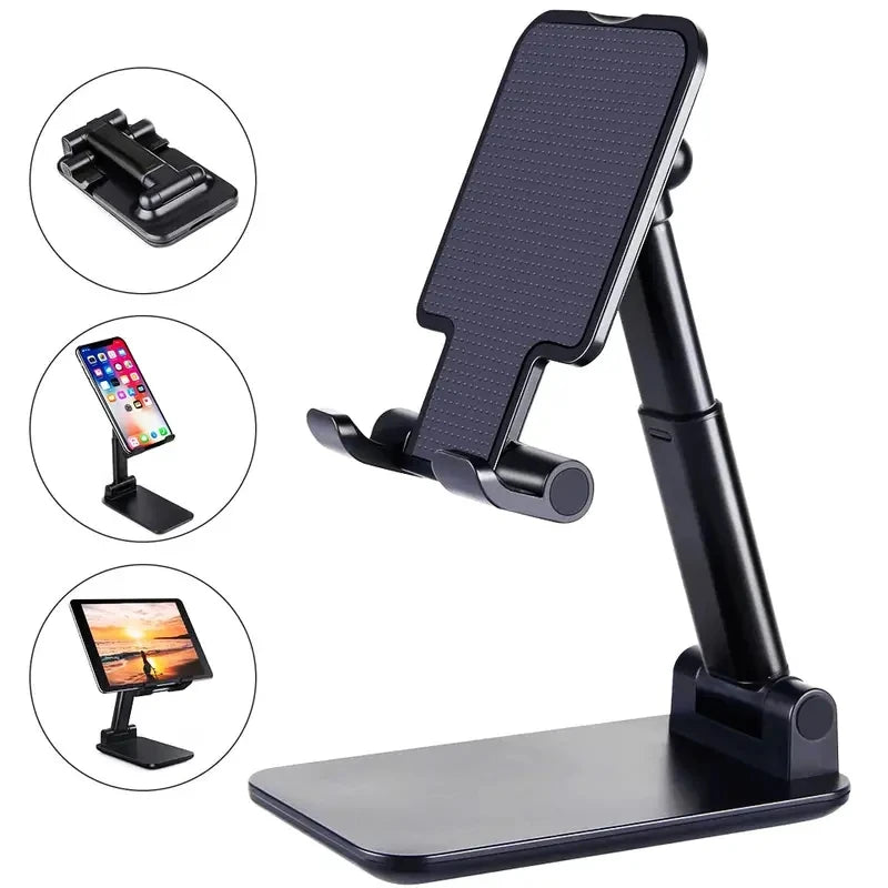 Adjustable Desk Phone & Tablet Stand – Hands-Free Viewing Anywhere