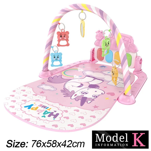 Baby Fitness Play Gym – Musical Kick & Play Activity Mat (0–36 Months)