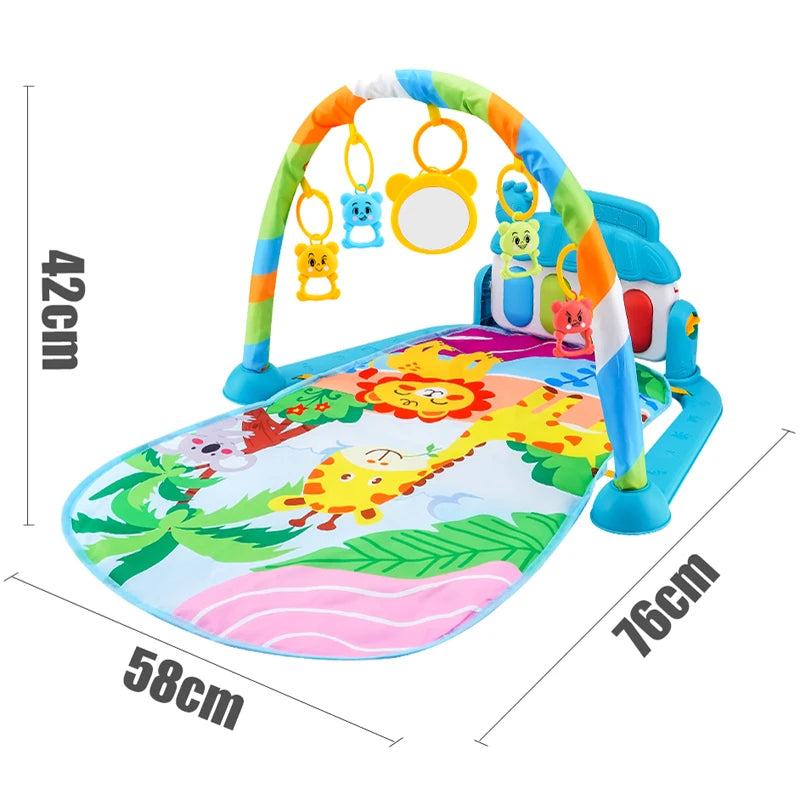 Baby Fitness Play Gym – Musical Kick & Play Activity Mat (0–36 Months)