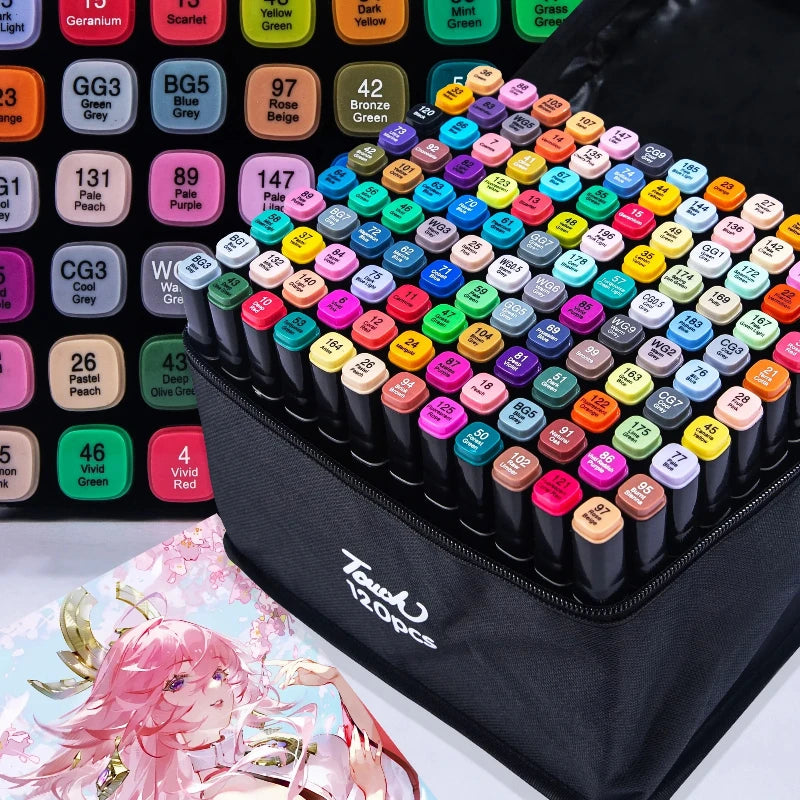 Dual Tip Art Marker Set™ – Professional Drawing &amp; Sketching Markers