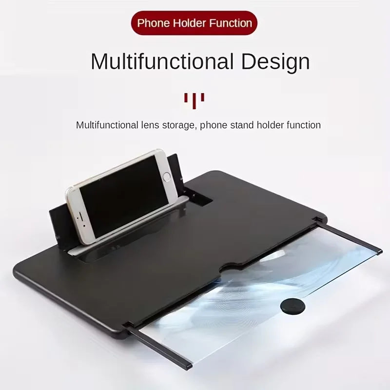 HD Phone Screen Amplifier – Portable Movie &amp; Gaming Screen Magnifier
