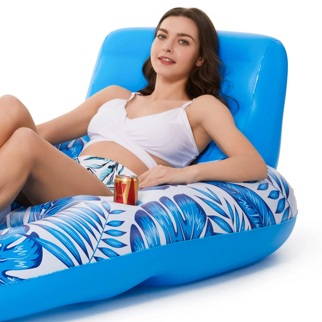Inflatable Pool Float Lounger™ – Relaxing Water Lounge Chair