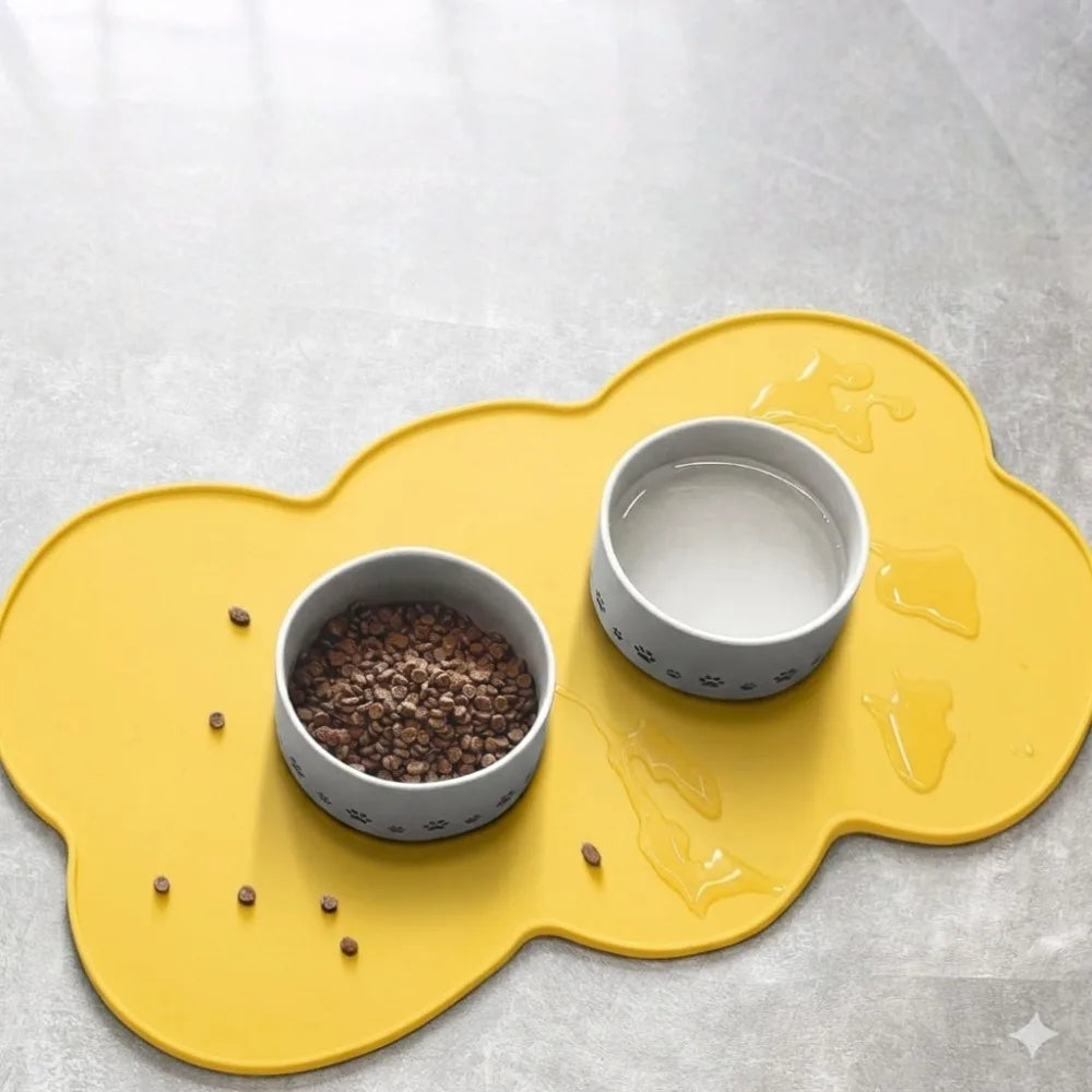 Waterproof Indoor Pet Feeding Mat – Anti-Slip Dining Mat for Cats & Dogs