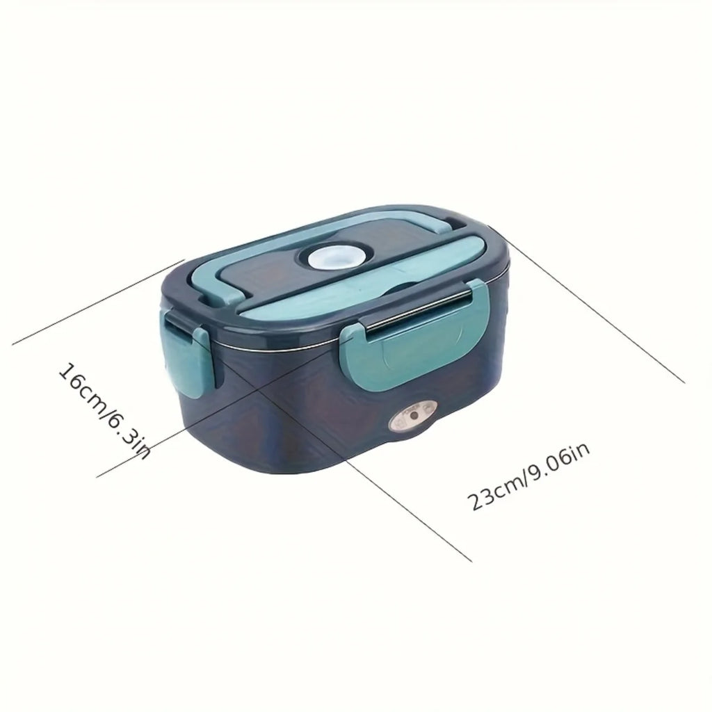 Electric Lunch Box Food Heater – Double Compartment Portable Food Warmer for Home, Office, Car &amp; Truck