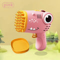 40-Hole Dinosaur Bubble Gun – Handheld Bubble Machine for Outdoor Fun