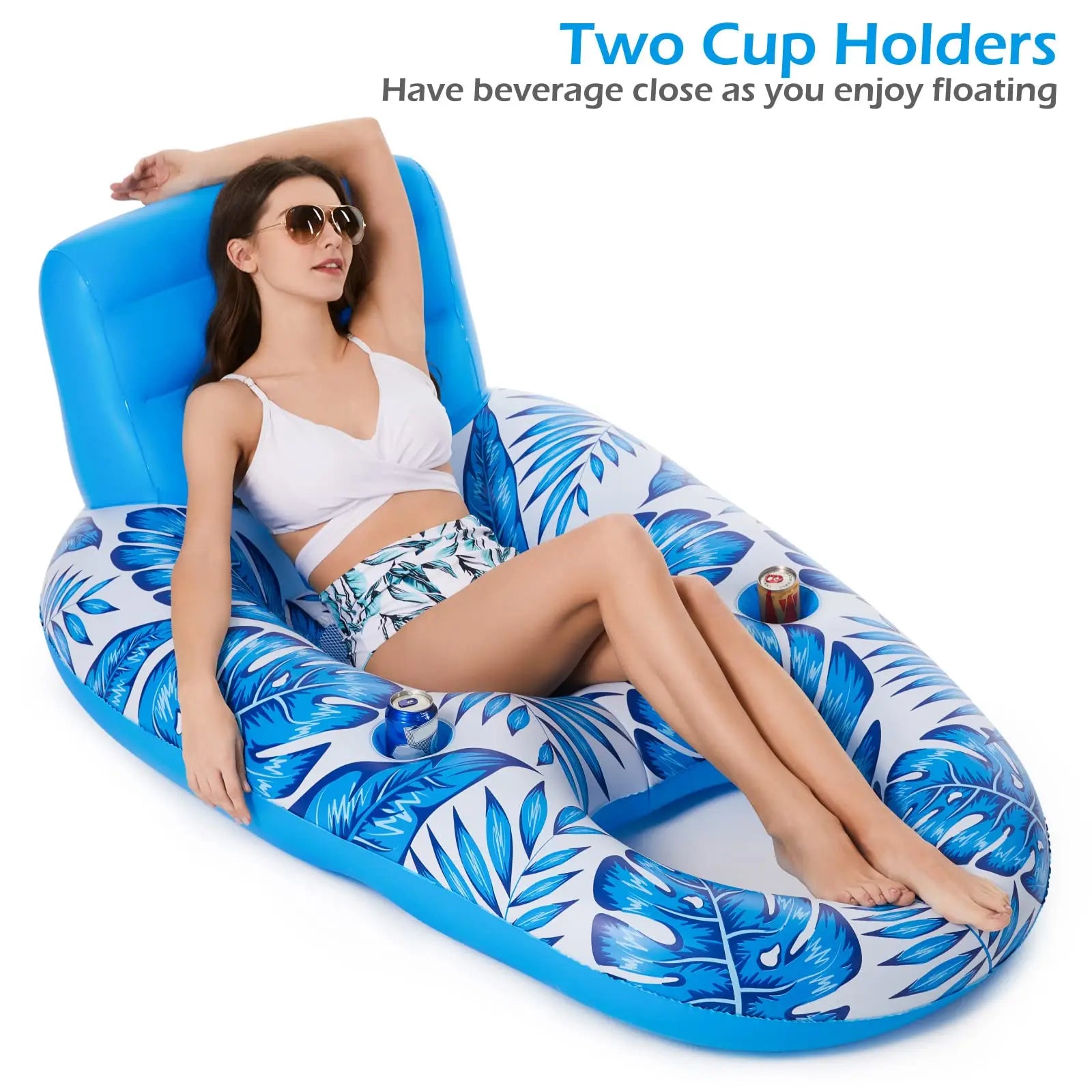 Inflatable Pool Float Lounger™ – Relaxing Water Lounge Chair
