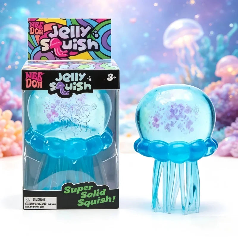 Jellyfish Squish Toy – Soft Water-Filled Sensory Fidget Toy for Stress Relief